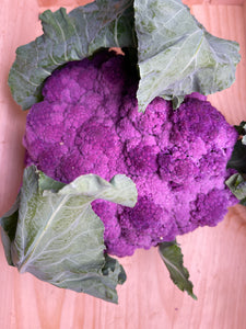 紫色椰菜花 2斤一個 Purple Cauliflower about 1200g per head